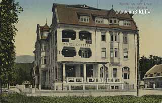 Hotel Goldeck in Spittal - Oesterreich - alte historische Fotos Ansichten Bilder Aufnahmen Ansichtskarten 