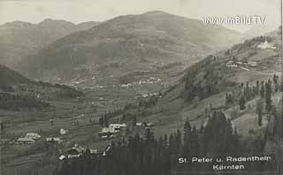 St. Peter und Radenthein - Oesterreich - alte historische Fotos Ansichten Bilder Aufnahmen Ansichtskarten 