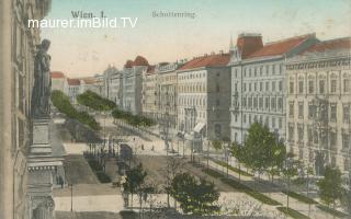 Wien - Schottenring - Oesterreich - alte historische Fotos Ansichten Bilder Aufnahmen Ansichtskarten 