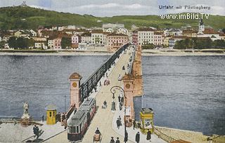 Linz Urfahr mit Pöstligberg - Oesterreich - alte historische Fotos Ansichten Bilder Aufnahmen Ansichtskarten 