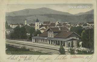 Bahnhof in Feldkirchen - Kärnten - alte historische Fotos Ansichten Bilder Aufnahmen Ansichtskarten 