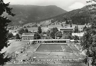 Schwimmbad Weissbriach - Hermagor - alte historische Fotos Ansichten Bilder Aufnahmen Ansichtskarten 