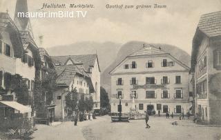 Hallstatt - Marktplatz - Oesterreich - alte historische Fotos Ansichten Bilder Aufnahmen Ansichtskarten 