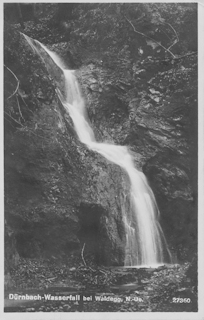 Dürnbacher-Wasserfall bei Waldegg - Waldegg - alte historische Fotos Ansichten Bilder Aufnahmen Ansichtskarten 