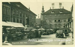 Klagenfurt, Alter Platz - Innere Stadt  (1. Bez) - alte historische Fotos Ansichten Bilder Aufnahmen Ansichtskarten 