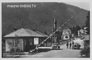 Grenzübergang Italien - Villach Land - alte historische Fotos Ansichten Bilder Aufnahmen Ansichtskarten 