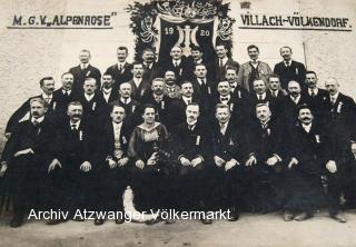 Villach, Völkendorf, MGV Alpenrose - Villach-Völkendorf - alte historische Fotos Ansichten Bilder Aufnahmen Ansichtskarten 