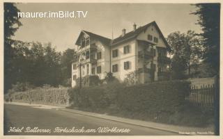 Hotel Bellevue in Pörtschach - alte historische Fotos Ansichten Bilder Aufnahmen Ansichtskarten 