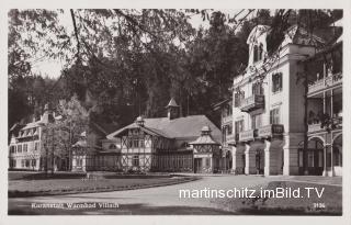 Warmbad Villach, Kuranstalt - Villach - alte historische Fotos Ansichten Bilder Aufnahmen Ansichtskarten 