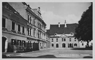 Hauptplatz in Feldkirchen - Oesterreich - alte historische Fotos Ansichten Bilder Aufnahmen Ansichtskarten 