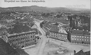 Blick vom Stadtpfarrturm Richtung Norden - Oesterreich - alte historische Fotos Ansichten Bilder Aufnahmen Ansichtskarten 