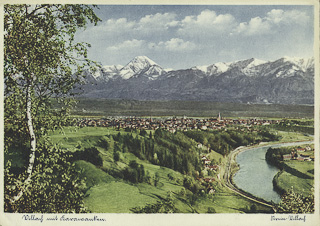 Drau und Mittagskogel - Oesterreich - alte historische Fotos Ansichten Bilder Aufnahmen Ansichtskarten 