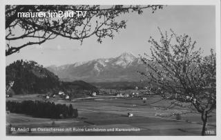 Blick Richtung St. Andrä - Oesterreich - alte historische Fotos Ansichten Bilder Aufnahmen Ansichtskarten 