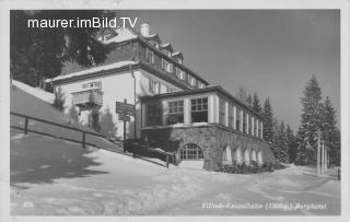 Berghotel im Winter - Oesterreich - alte historische Fotos Ansichten Bilder Aufnahmen Ansichtskarten 