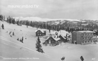 Berger Alm im Winter - Oesterreich - alte historische Fotos Ansichten Bilder Aufnahmen Ansichtskarten 