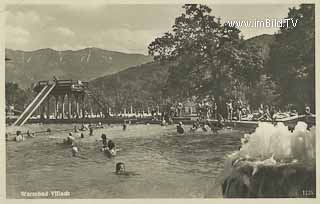 Warmbad Villach - Oesterreich - alte historische Fotos Ansichten Bilder Aufnahmen Ansichtskarten 