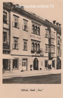 Villach - Hotel Post - Villach-Innere Stadt - alte historische Fotos Ansichten Bilder Aufnahmen Ansichtskarten 