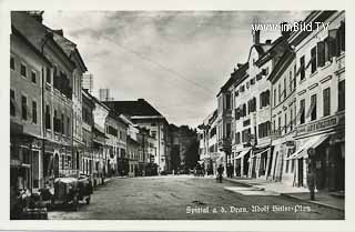Hauptplatz - Spital a. d. Drau - Oesterreich - alte historische Fotos Ansichten Bilder Aufnahmen Ansichtskarten 
