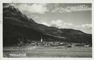 Dellach im Gailtal mit Reiskofel - Oesterreich - alte historische Fotos Ansichten Bilder Aufnahmen Ansichtskarten 