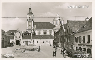 Pöllau - Hauptplatz - Oesterreich - alte historische Fotos Ansichten Bilder Aufnahmen Ansichtskarten 