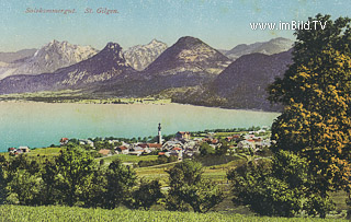 St. Gilgen - Oesterreich - alte historische Fotos Ansichten Bilder Aufnahmen Ansichtskarten 