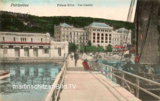 Portorose, Palace Hotel, Cur Casino - Slowenien - alte historische Fotos Ansichten Bilder Aufnahmen Ansichtskarten 