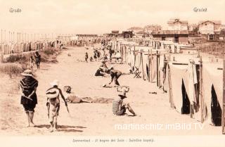 Grado, Sonnenbad - Italien - alte historische Fotos Ansichten Bilder Aufnahmen Ansichtskarten 