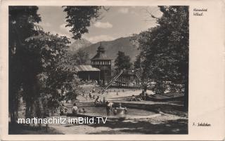 Warmbad Freibad - Oesterreich - alte historische Fotos Ansichten Bilder Aufnahmen Ansichtskarten 
