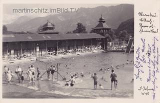 Warmbad Villach, Thermal Freibad - Villach - alte historische Fotos Ansichten Bilder Aufnahmen Ansichtskarten 