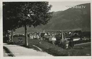 Spittal a. d. Drau mit evangel. Kirche - Europa - alte historische Fotos Ansichten Bilder Aufnahmen Ansichtskarten 