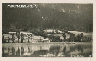 Neusach am Weissensee - Strandhotel - Kärnten - alte historische Fotos Ansichten Bilder Aufnahmen Ansichtskarten 