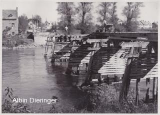 Villach, Abtrag der Kriegsbrücke - Europa - alte historische Fotos Ansichten Bilder Aufnahmen Ansichtskarten 