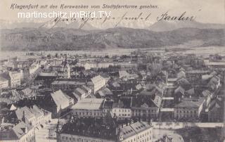 Klagenfurt, Stadtansicht - alte historische Fotos Ansichten Bilder Aufnahmen Ansichtskarten 