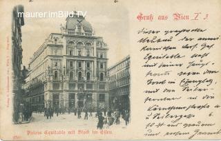 Palais Equitable - Stock im Eisen Platz - alte historische Fotos Ansichten Bilder Aufnahmen Ansichtskarten 