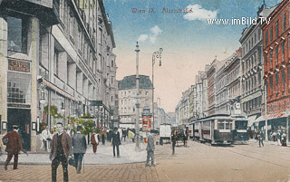 Alserstrasse - Oesterreich - alte historische Fotos Ansichten Bilder Aufnahmen Ansichtskarten 