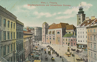 Freyung - Schottenkirche - Oesterreich - alte historische Fotos Ansichten Bilder Aufnahmen Ansichtskarten 