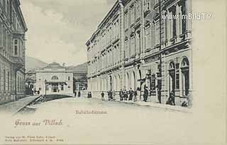 Bahnhofstrasse - Europa - alte historische Fotos Ansichten Bilder Aufnahmen Ansichtskarten 