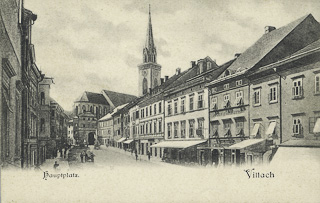 Hauptplatz - Rautterhaus - Europa - alte historische Fotos Ansichten Bilder Aufnahmen Ansichtskarten 