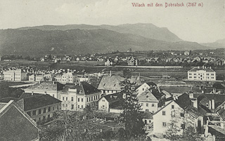 Villach Blickrichtung Völkendorf - Europa - alte historische Fotos Ansichten Bilder Aufnahmen Ansichtskarten 