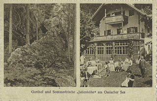 Gasthof und Sommerfrische Julienhöhe - Europa - alte historische Fotos Ansichten Bilder Aufnahmen Ansichtskarten 