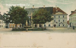 Hauptplatz in Feldkirchen - alte historische Fotos Ansichten Bilder Aufnahmen Ansichtskarten 