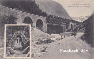 Tauernbahn Nordrampe, Anlaufbrücke Böckstein - Oesterreich - alte historische Fotos Ansichten Bilder Aufnahmen Ansichtskarten 