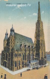 Stephansdom - Europa - alte historische Fotos Ansichten Bilder Aufnahmen Ansichtskarten 