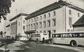 Bahnhof in Klagenfurt - Kärnten - alte historische Fotos Ansichten Bilder Aufnahmen Ansichtskarten 