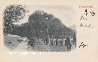 Burg Hochosterwitz  ( gelaufen 1899 ) - Oesterreich - alte historische Fotos Ansichten Bilder Aufnahmen Ansichtskarten 