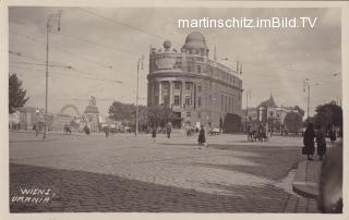 Wien, Urania - Oesterreich - alte historische Fotos Ansichten Bilder Aufnahmen Ansichtskarten 