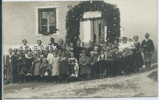 Neumarkt - Willkommen für Pfarrer P. Benno Glatzl - Steiermark - alte historische Fotos Ansichten Bilder Aufnahmen Ansichtskarten 