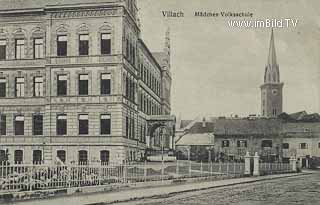 Mädchen Volksschule - alte historische Fotos Ansichten Bilder Aufnahmen Ansichtskarten 