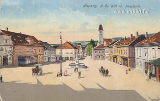 Aspang - Hauptplatz - Aspang Markt - alte historische Fotos Ansichten Bilder Aufnahmen Ansichtskarten 