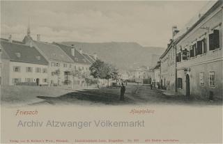 Friesach Hauptplatz - Friesach - alte historische Fotos Ansichten Bilder Aufnahmen Ansichtskarten 